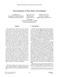 Time Interpolation: So Many Metrics, So Few Registers